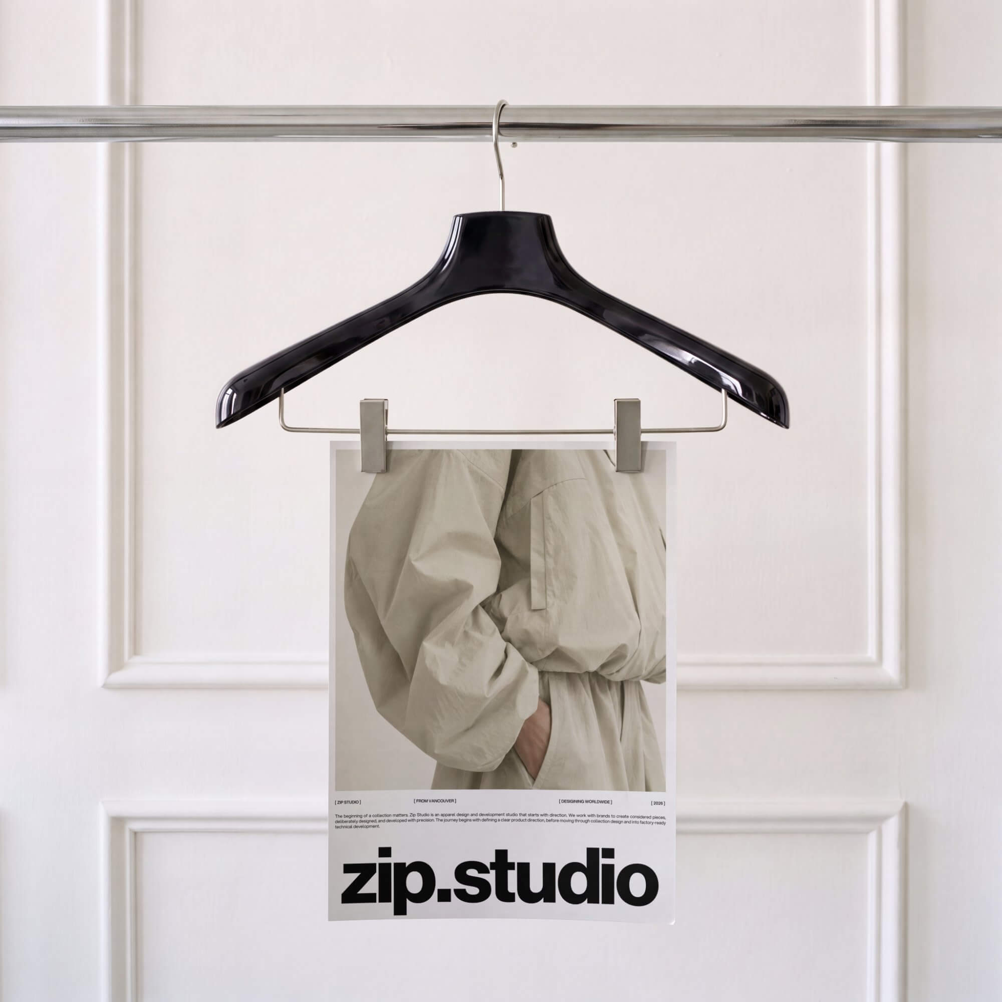Rebrand of the brand identity, and design of a new website, for Zip Studio apparel design